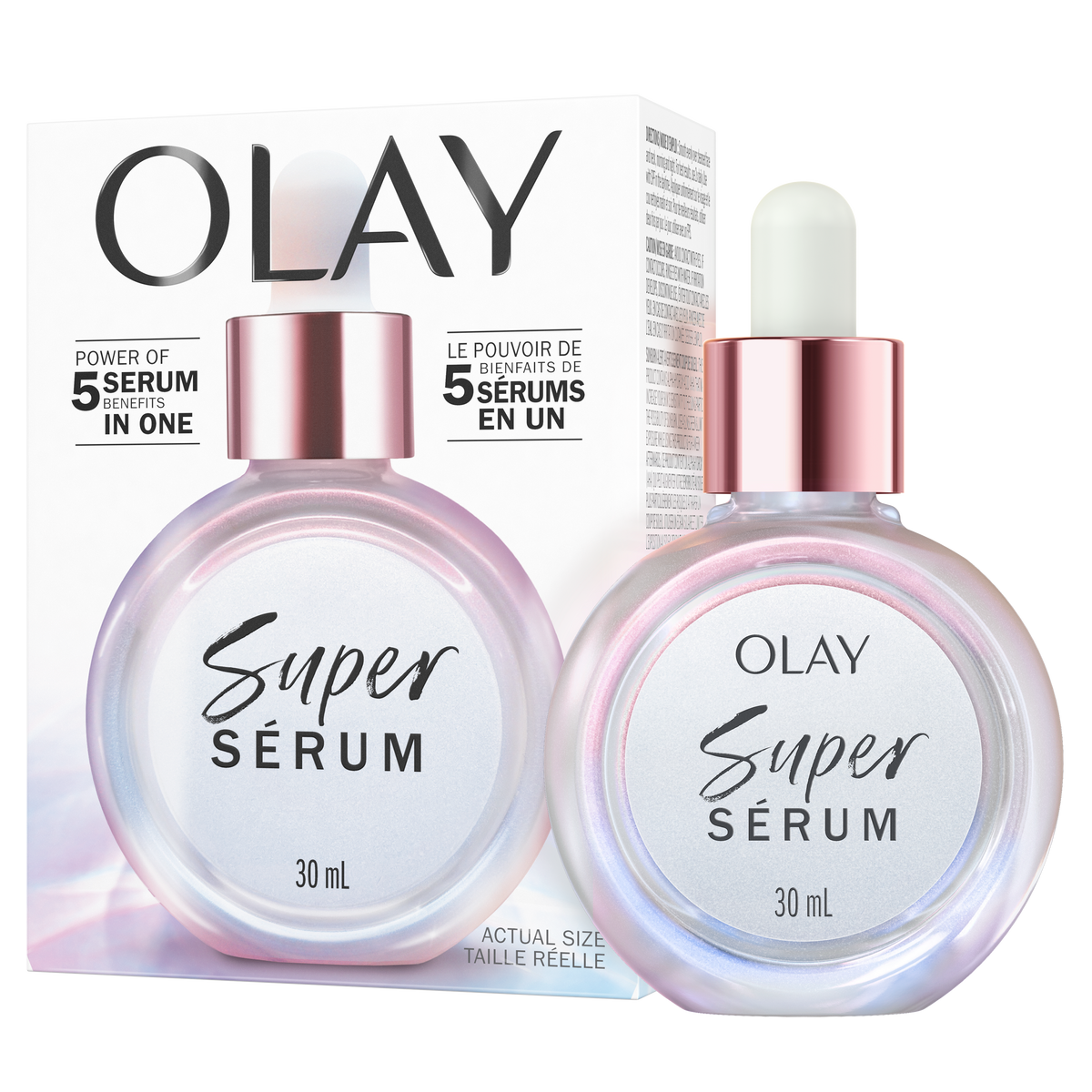 Olay Super Serum 5-in-1 Facial Serum, 30 mL
