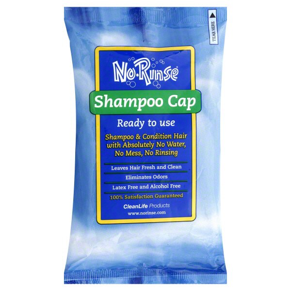 No Rinse Shampoo Cap, Scented, 1 Cap