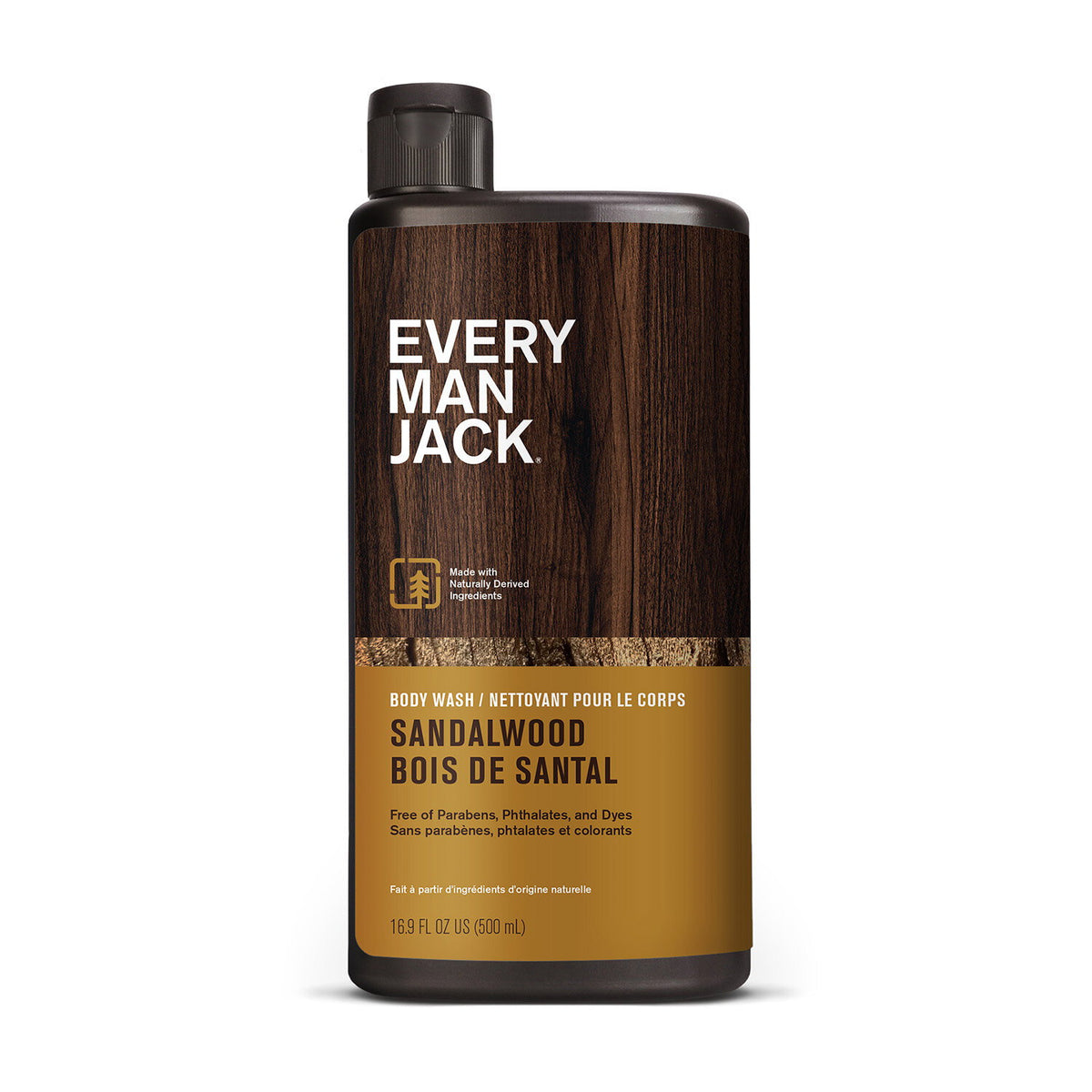 Every Man Jack Sandalwood Body Wash, 500 mL