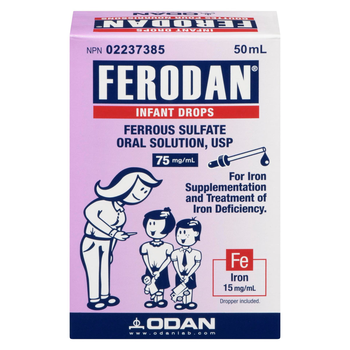Ferodan Infant Drops 75 mg/mL 50 mL