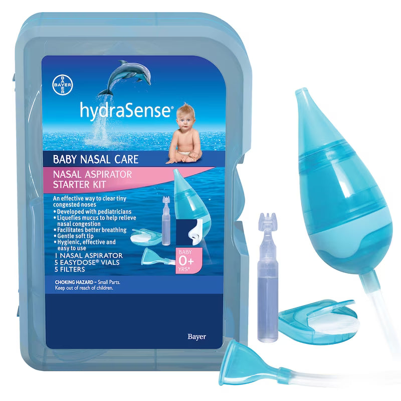hydraSense Baby Nasal Aspirator Starter Kit