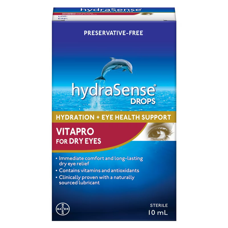 hydraSense VitaPro Dry Eyes Drops, 10 mL