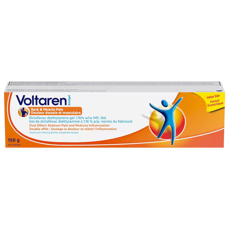 Voltaren Emulgel Back & Muscle Pain Gel, 150 g