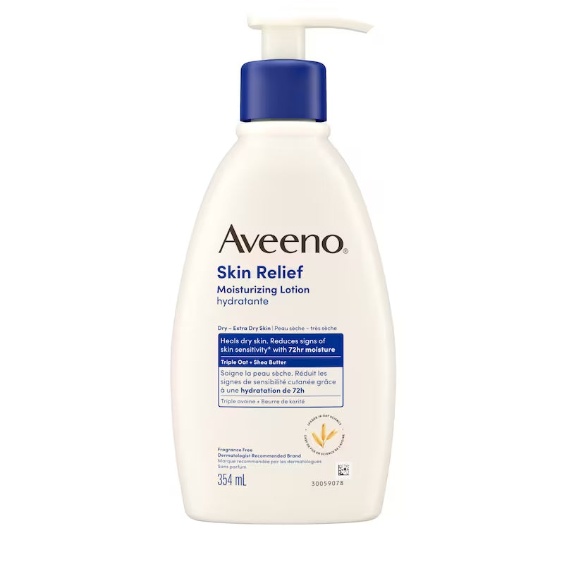 Aveeno Skin Relief Moisturizing Lotion Fragrance Free 354 mL