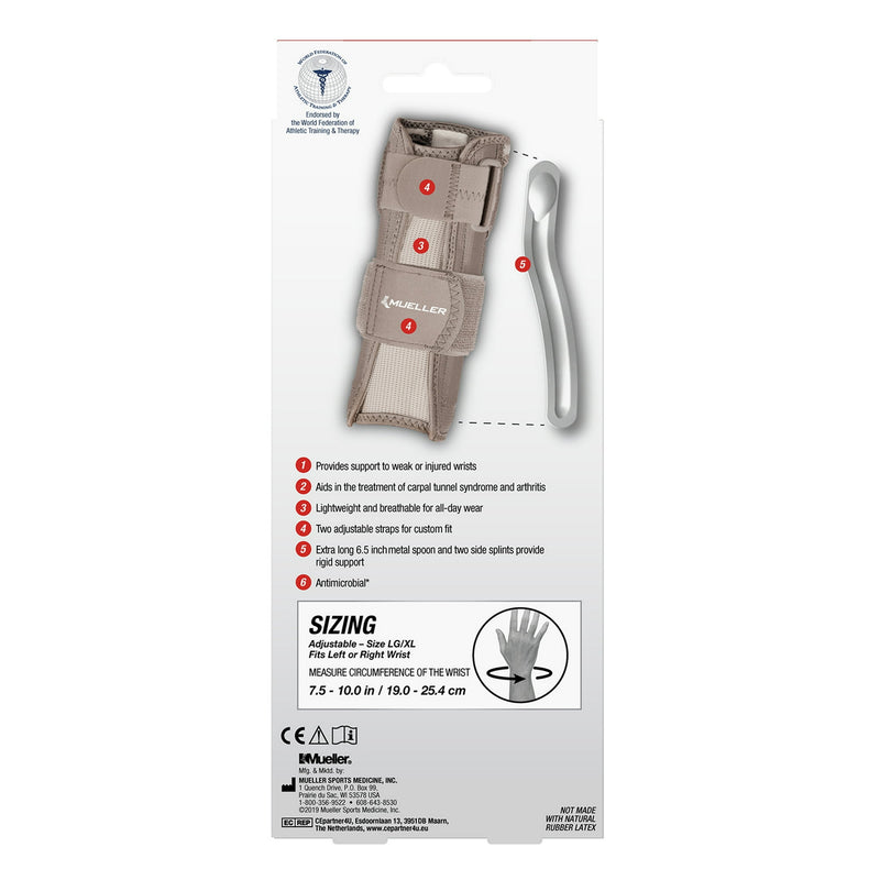 Mueller Reversible Wrist Stabilizer, Small/Medium