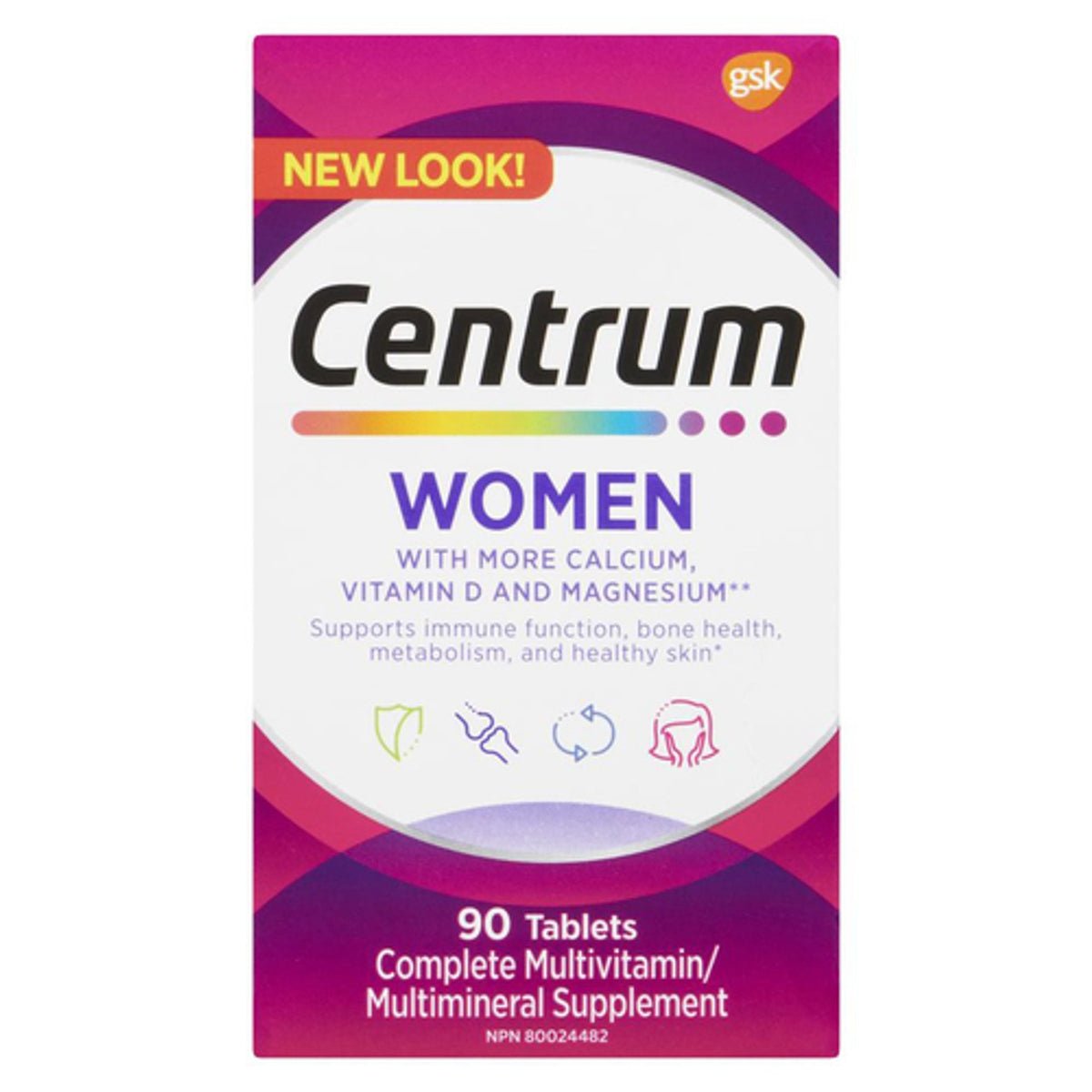 Centrum Women Multivitamin & Multimineral Tablets, 90 Count