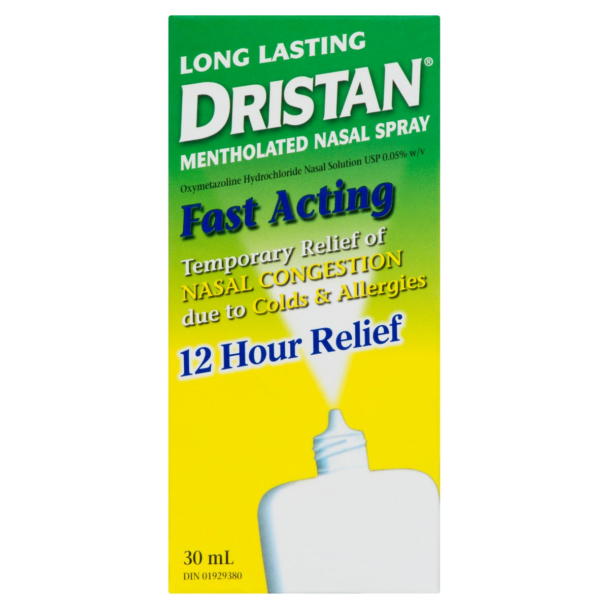 Dristan Long Lasting Mentholated Nasal Spray 0.05% 30 mL