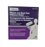 OPTION+MUSCLE AND BACK PLATINUM PAIN RELIEF