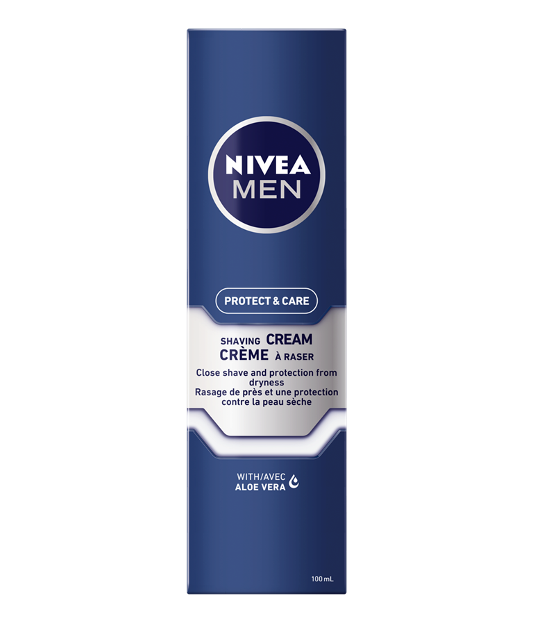 NIVEA MEN Protect & Care Moisturizing Shaving Cream, 100 mL