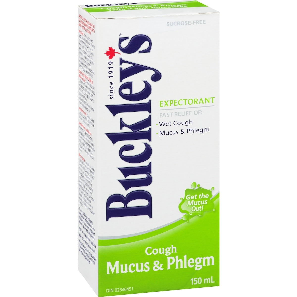 Buckley's Mucus & Phlegm Expectorant Cough Syrup, Sucrose-Free, 150 mL