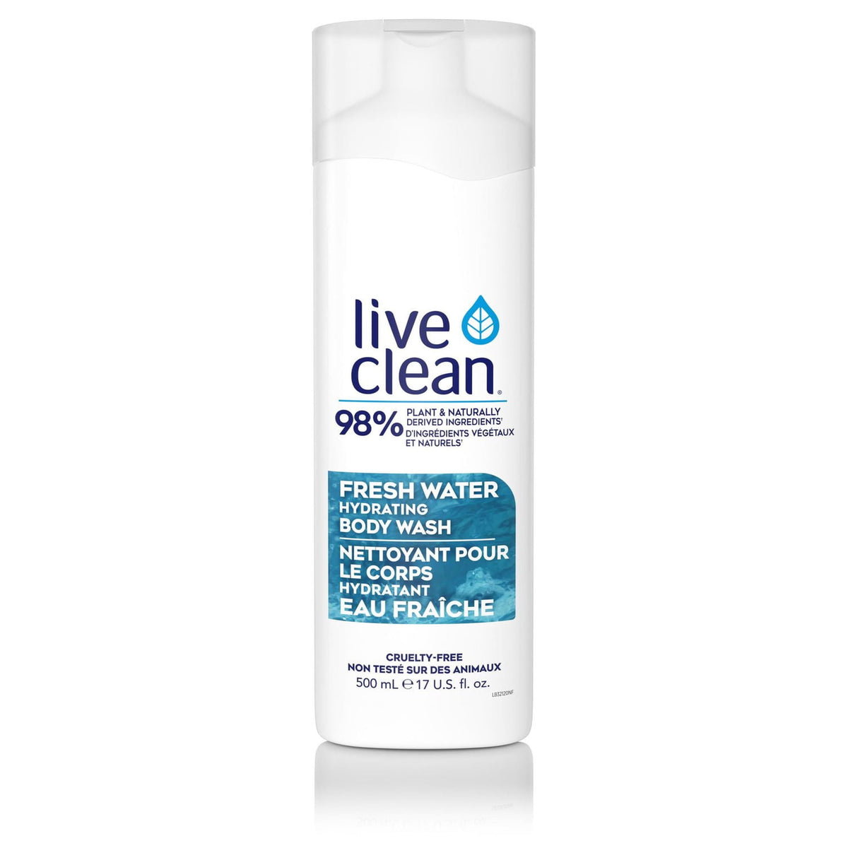 Live Clean Fresh Water Hydrating Body Wash, 1 L