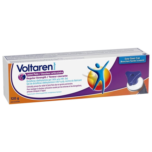 Voltaren Emulgel Joint Pain Regular Strength Gel, 120 g
