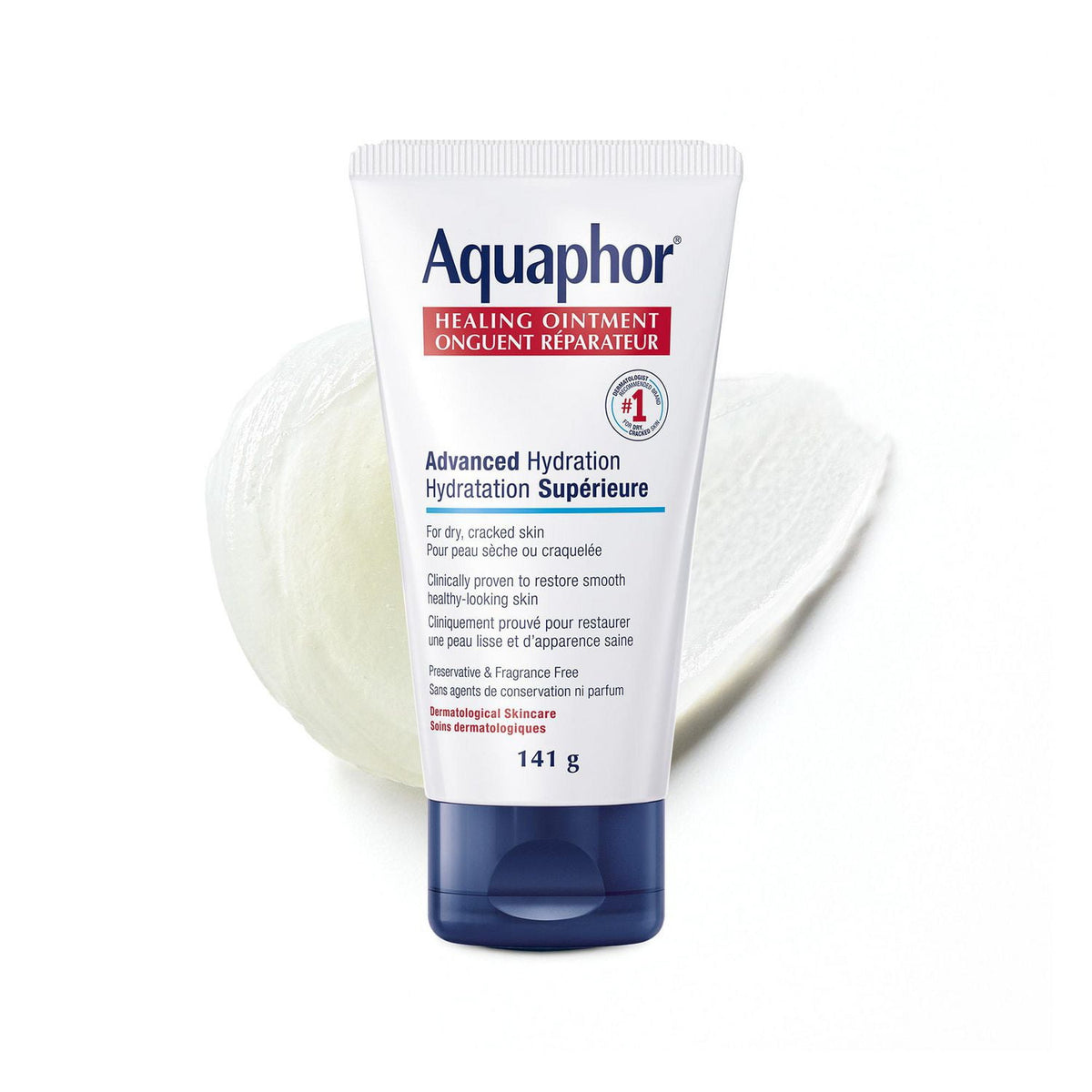 Aquaphor Healing Ointment Multipurpose Ointment, 141 g Tube