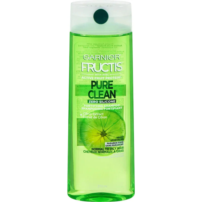 Garnier Fructis Pure Clean Fortifying Shampoo, 370 mL
