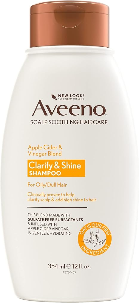 Aveeno Apple Cider Vinegar Blend Clarify & Shine Conditioner, 354 mL