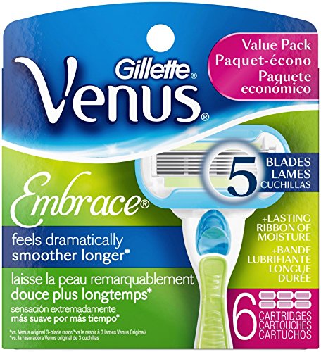 Gillette Venus Extra Smooth Women's Razor Blade Refills, 6 Count
