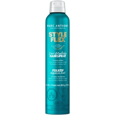 Marc Anthony Style Flex 2-in-1 Adjustable Hairspray, 295 mL