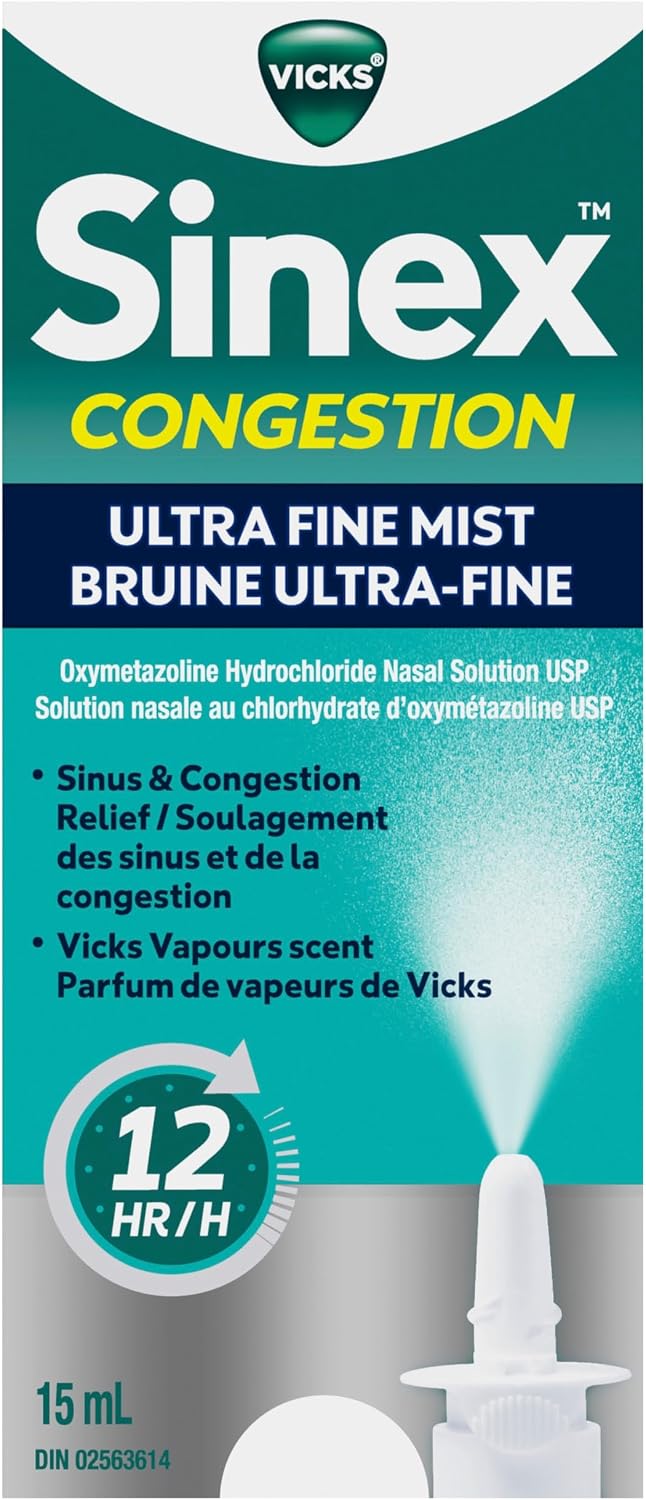 Vicks Sinex Original Ultra Fine Mist Nasal Spray 15 mL