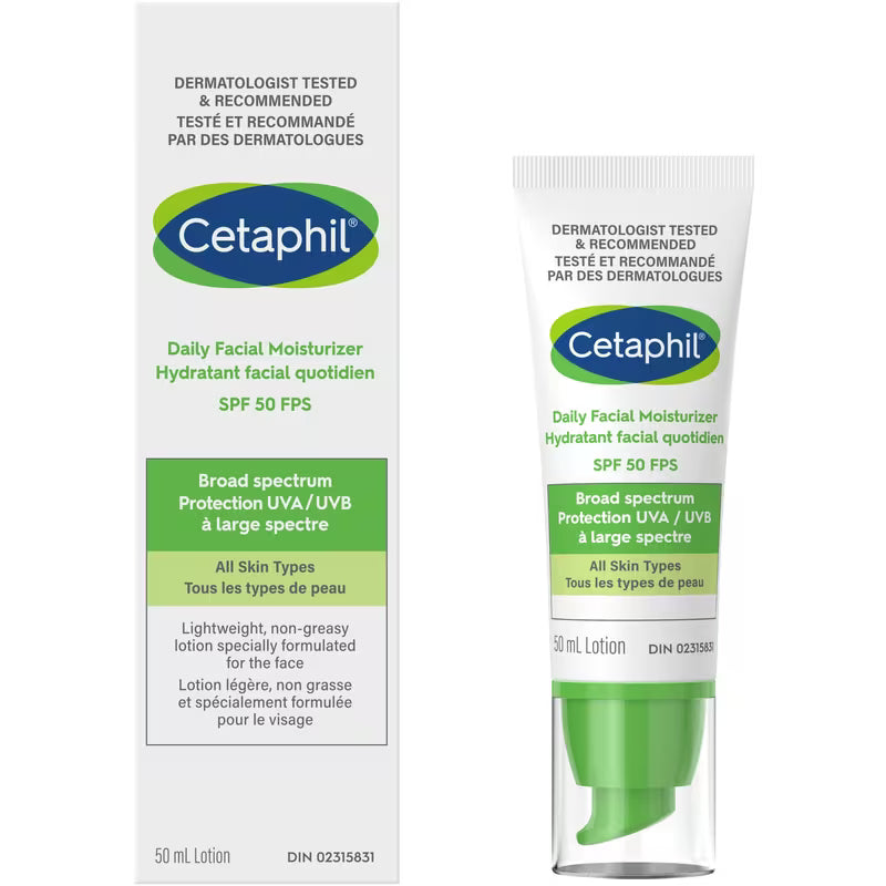 Cetaphil Daily Facial Moisturizer SPF 50 Lotion 50 mL