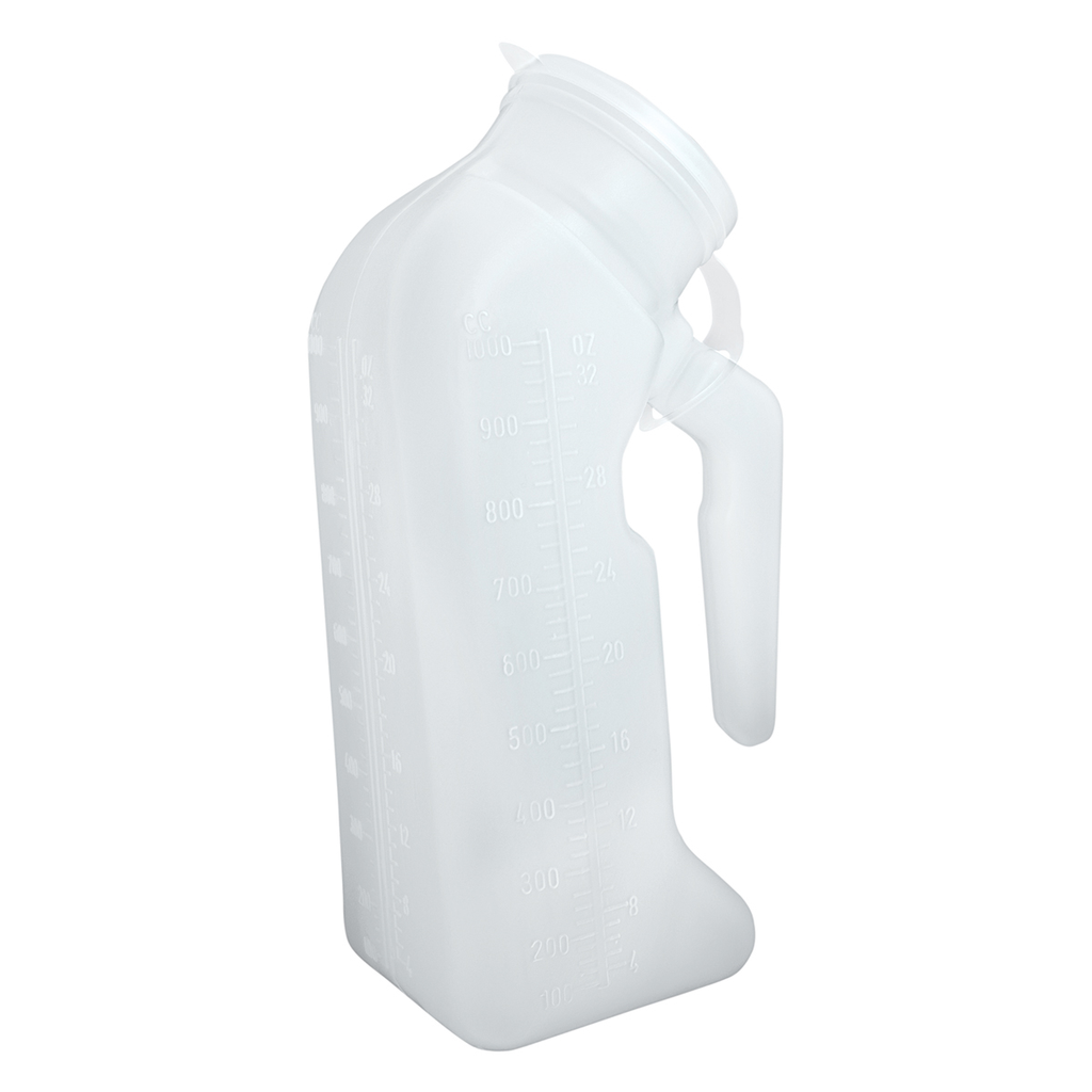 MedPro Male Urinal with Cover, 1 L