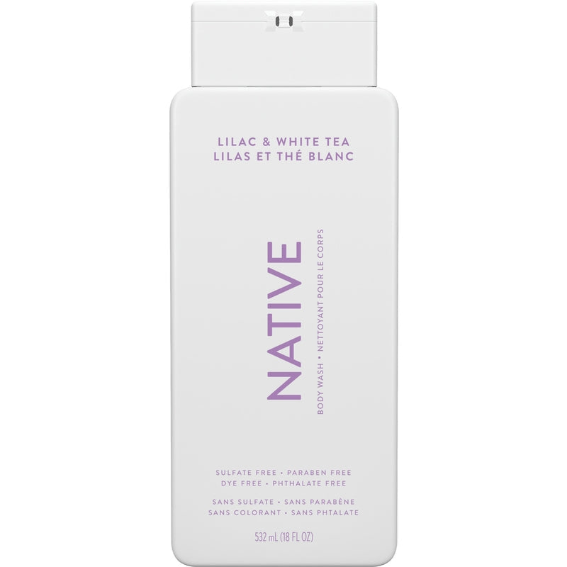Native Body Wash, Lilac & White Tea, 532 mL