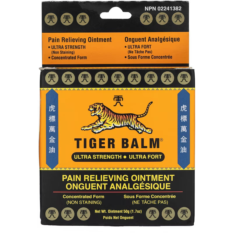 Tiger Balm Ultra Strength Pain Relieving Ointment, 50 g
