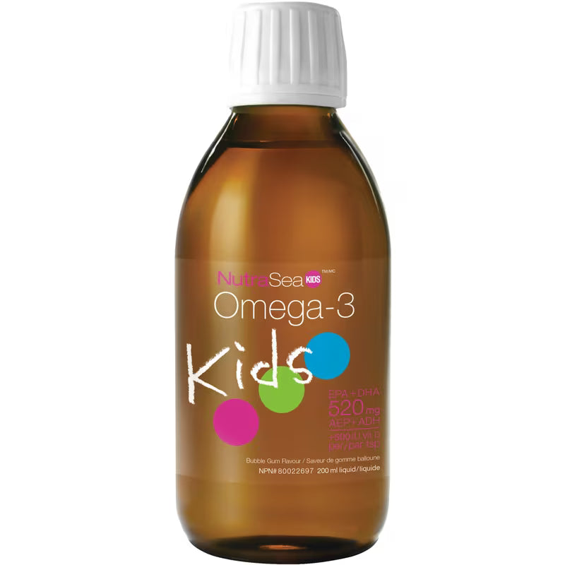NutraSea Kids Omega-3 Bubble Gum Liquid 200 mL