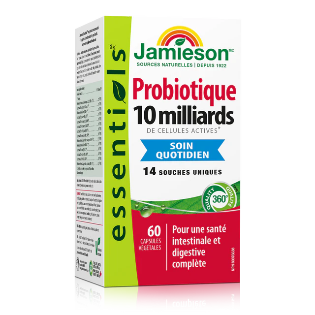 Jamieson 10 Billion Daily Maintenance Probiotic, 60 Vegetarian Capsules