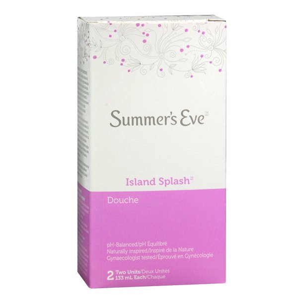 Summer's Eve Island Splash Vaginal Douche, 2 x 133 mL