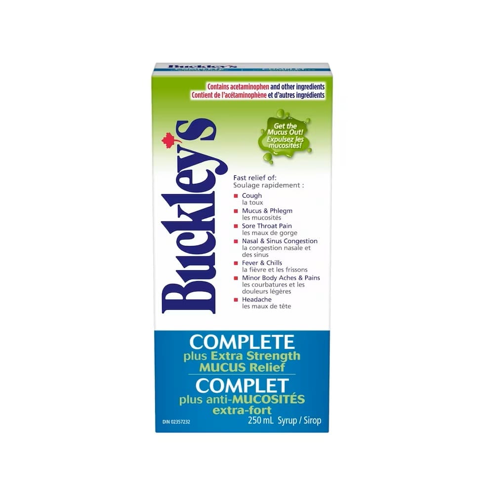 Buckley's Complete + Extra Strength Mucus Relief Syrup, 250 mL