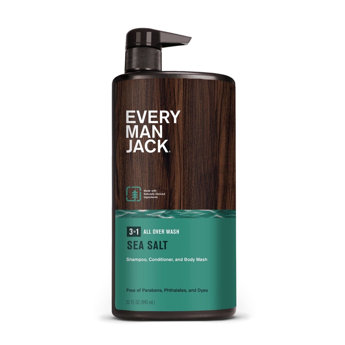 Every Man Jack 3-in-1 All Over Wash Sea Salt 945 mL