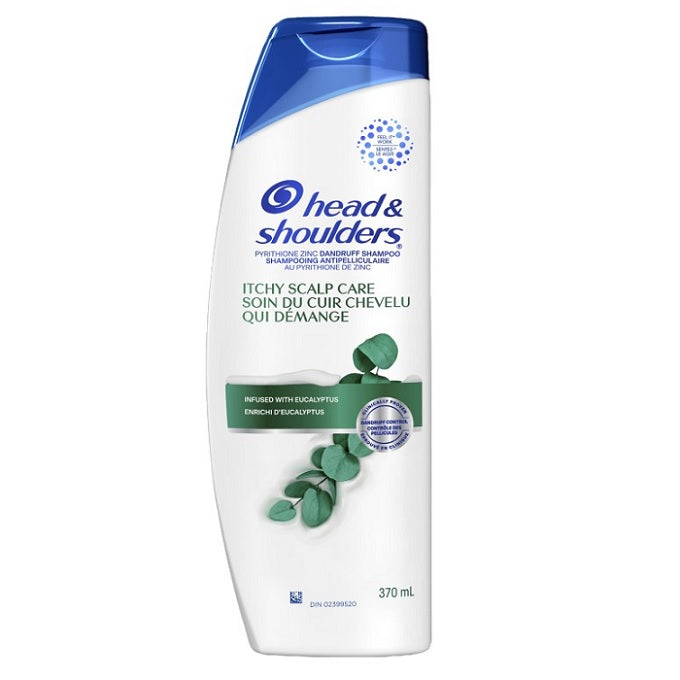 Head & Shoulders Itchy Scalp Care Eucalyptus Scented Anti-Dandruff Shampoo, 370 mL