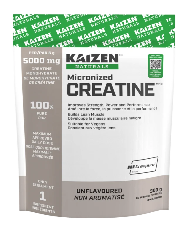 Kaizen Naturals Micronized Creatine Monohydrate Unflavoured Powder 300 g