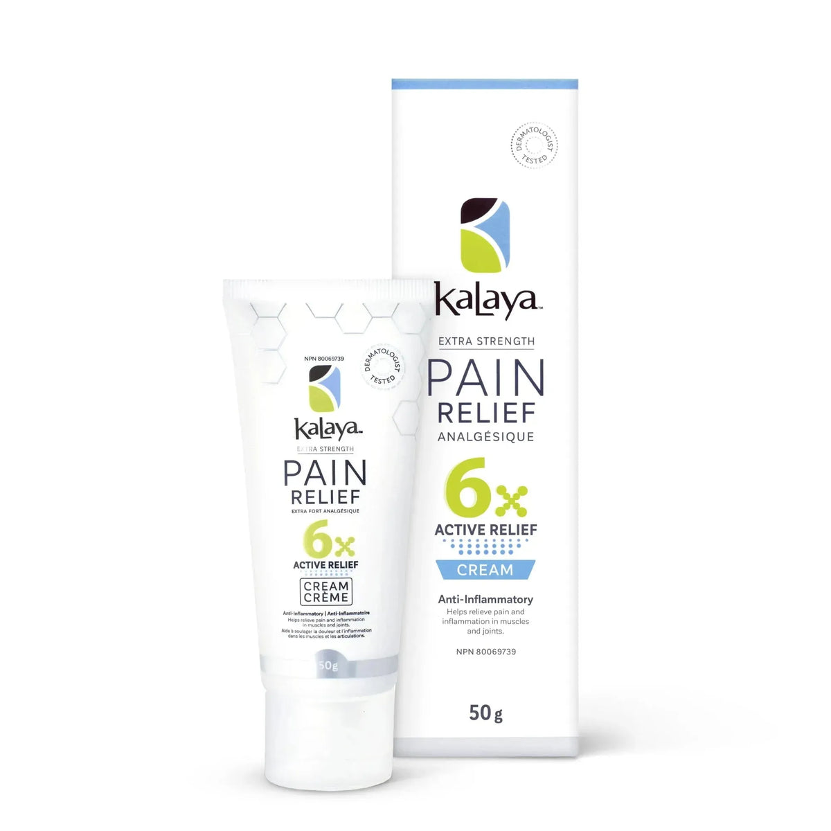 KaLaya 6x Extra Strength Pain Relief Cream Travel Size 50 g