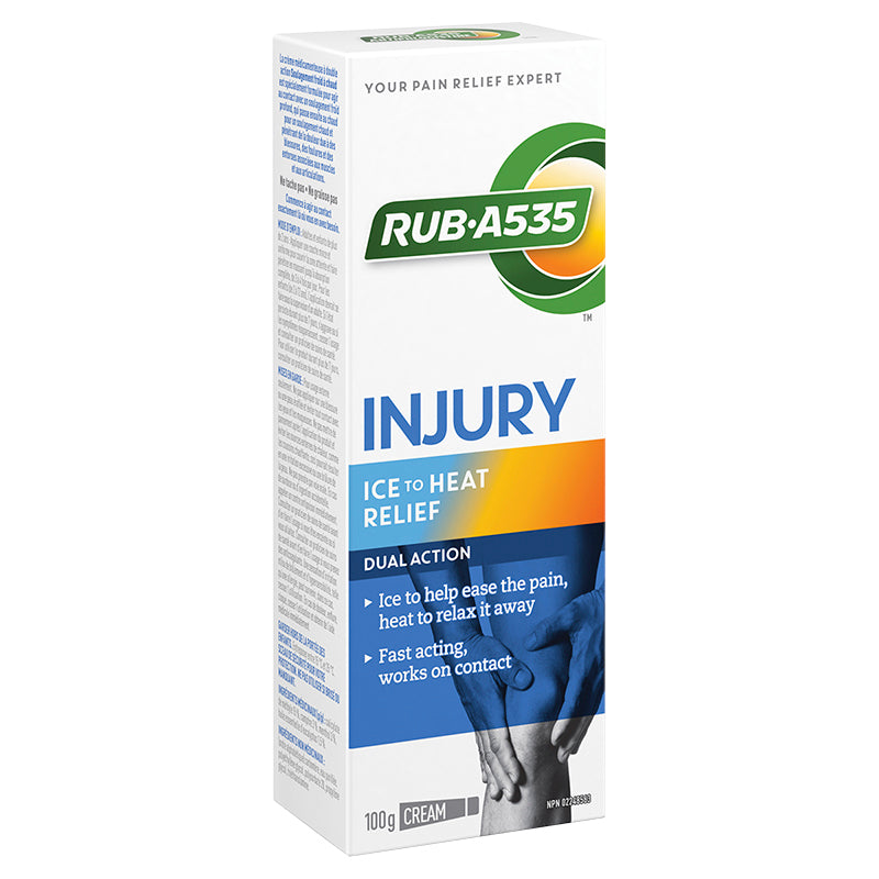 RUB A535 Injury Ice to Heat Relief Cream, 100 g