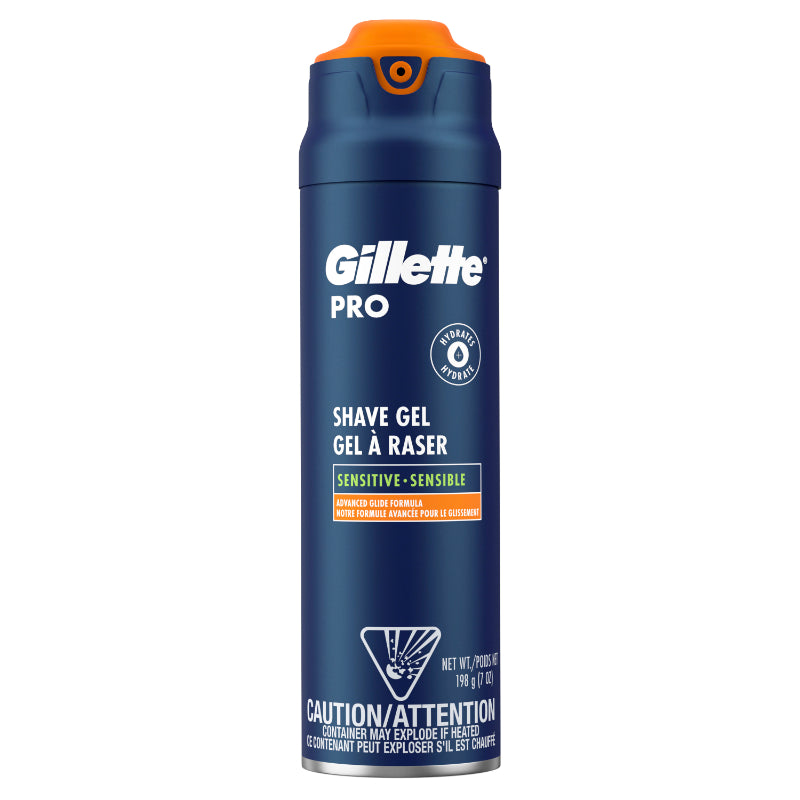 Gillette Pro Sensitive Shave Gel, 198 g