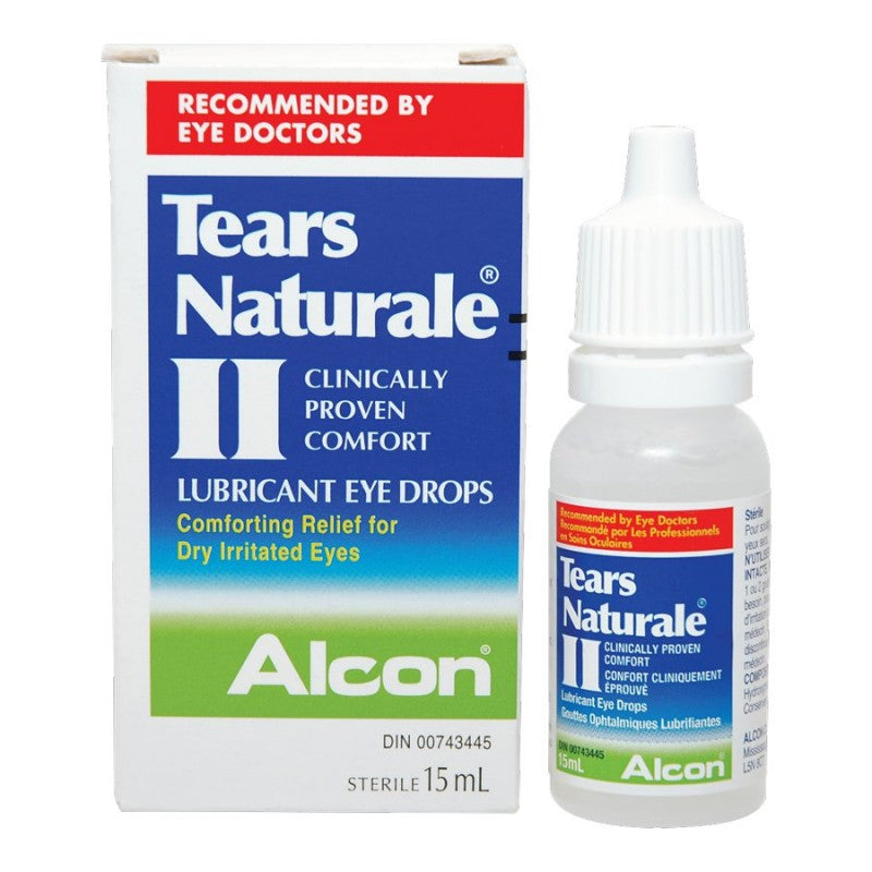 Tears Naturale II Lubricant Eye Drops, 15 mL