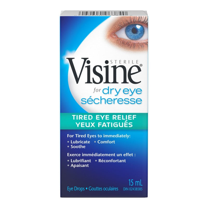 Visine Tired Eye Relief Eye Drops, 15 mL