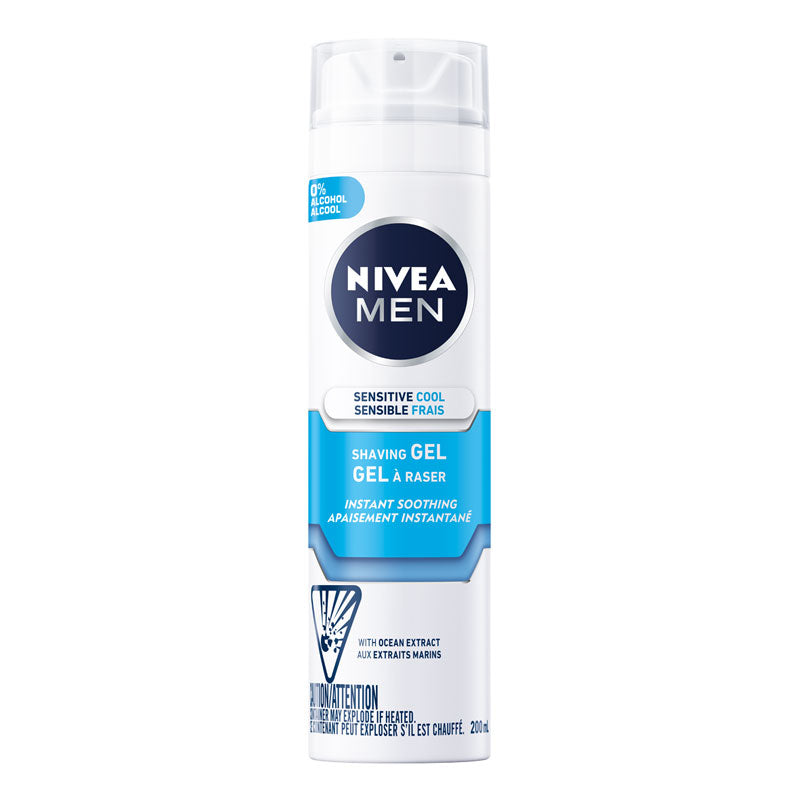 NIVEA MEN Sensitive Cooling Shaving Gel, 198 g