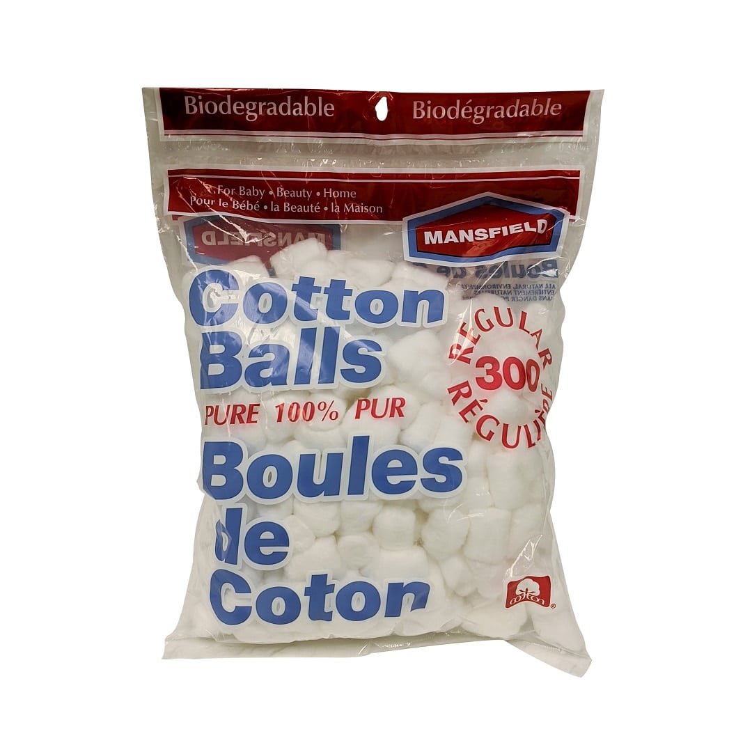 Mansfield Regular Size Cotton Balls, 300 Count