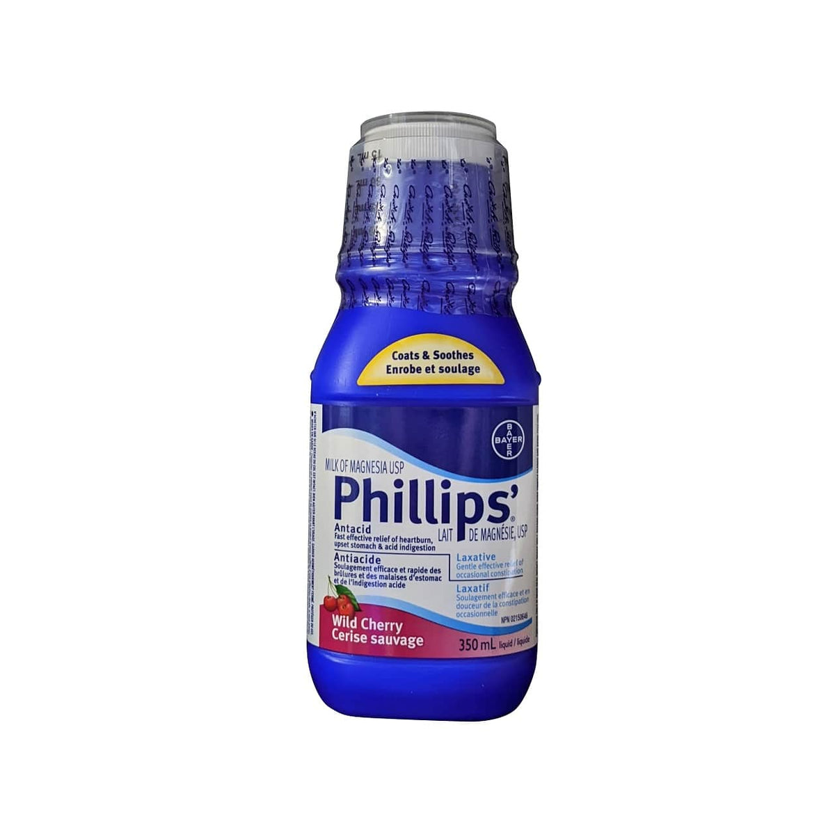 Phillips' Milk of Magnesia Wild Cherry Liquid, 350 mL