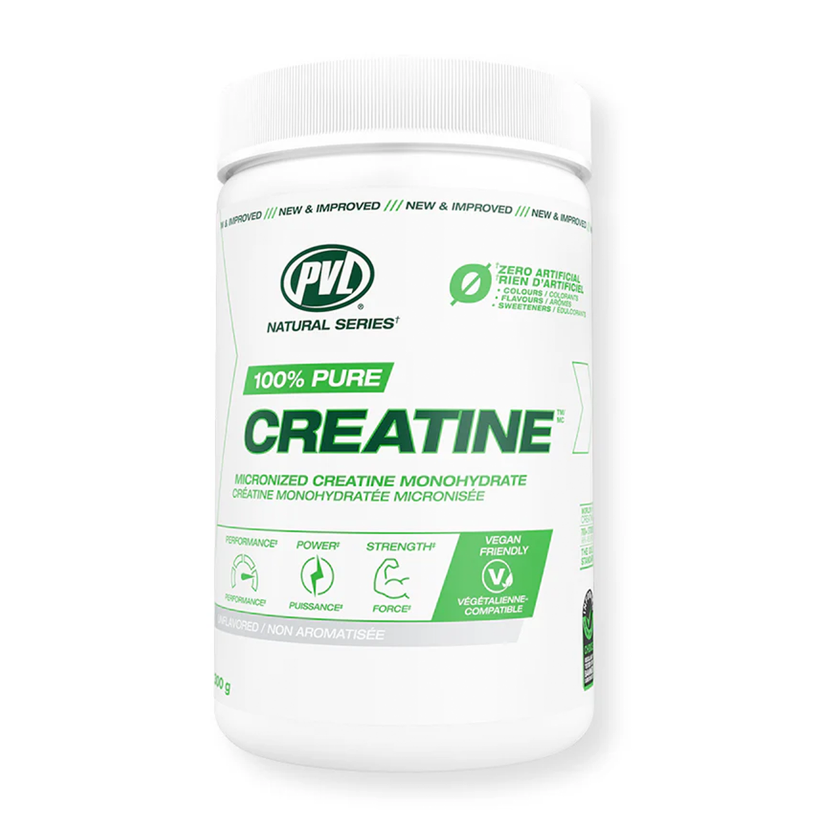 PVL 100% Pure Creatine Monohydrate Unflavoured Powder 300 g