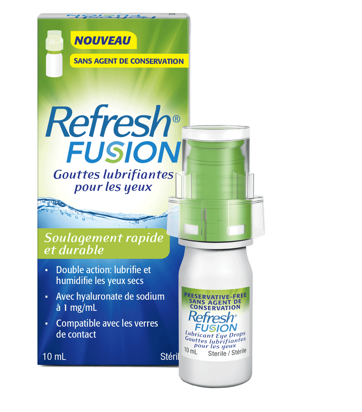 Refresh Fusion Preservative-Free Lubricant Eye Drops, 10 mL