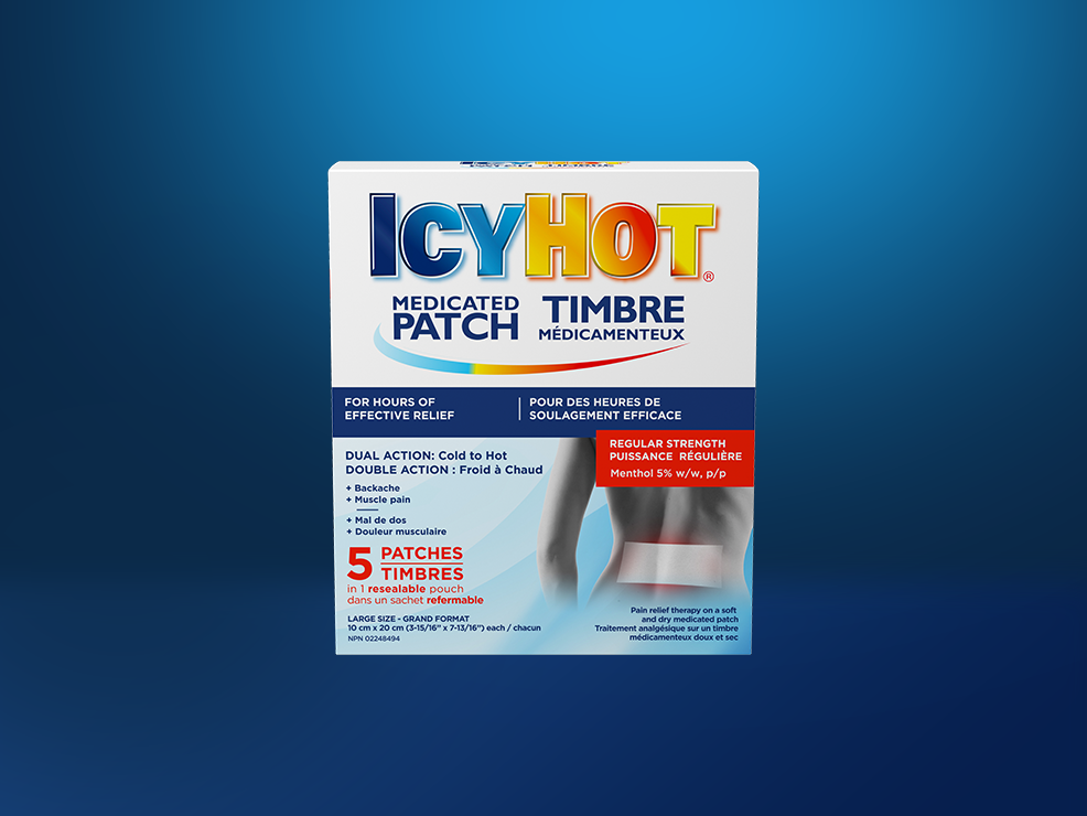 Icy Hot Medicated Patch Large, 5 Patches