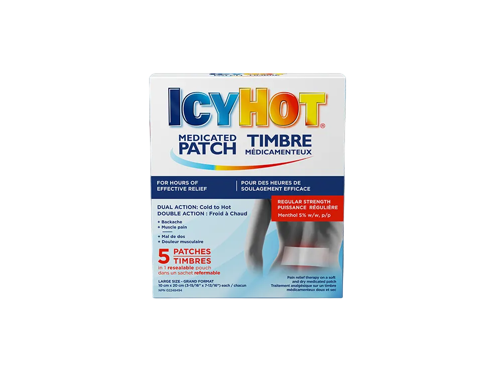 Icy Hot Medicated Patch Large, 5 Patches