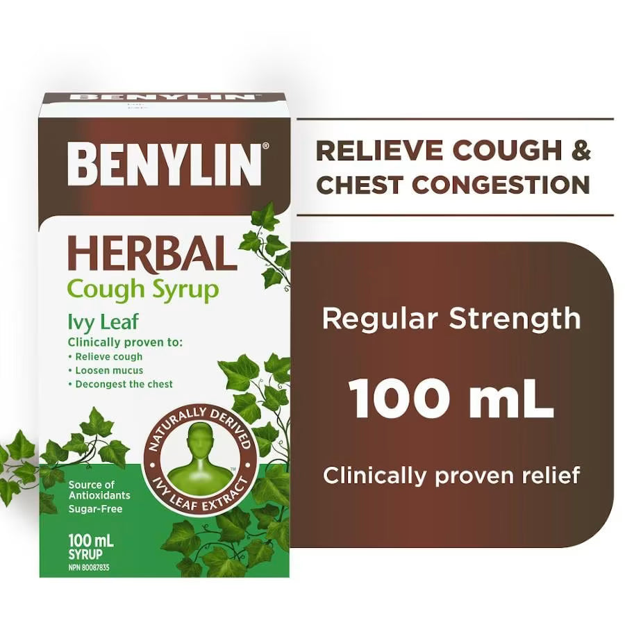 BENYLIN Herbal Cough Syrup Ivy Leaf, 100 mL