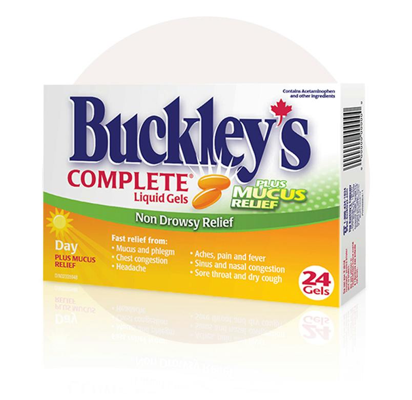 Buckley’s Complete + Mucus Relief Daytime Liquid Gels, 24 Capsules