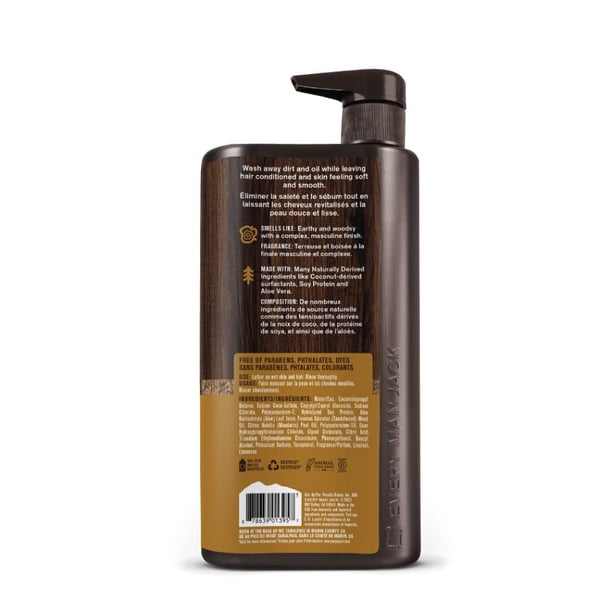 Every Man Jack 3-in-1 All Over Wash, Sandalwood, 852 mL