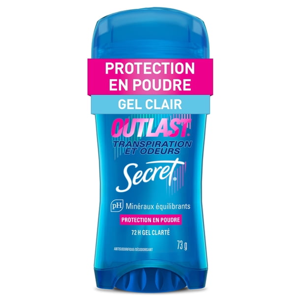 Secret Outlast Clear Gel Antiperspirant Deodorant, Shower Fresh, 73 g