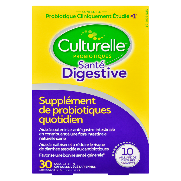 Culturelle Digestive Health Daily Probiotic Vegetarian Capsules, 30 Capsules